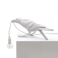 Seletti Bird Lamp White Playing